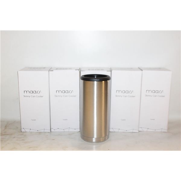 (6) NEW MAARS SKINNY CAN COOLERS *COLOURS
