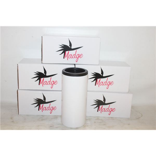 (6) NEW MADGE SKINNY CAN COOLERS