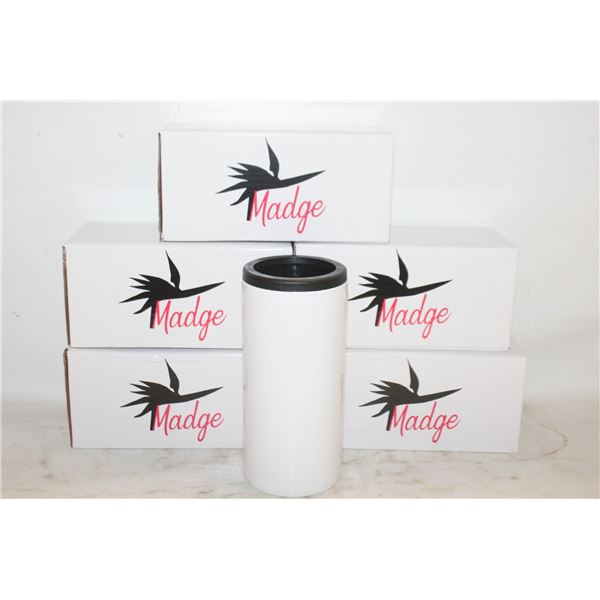 (6) NEW MADGE SKINNY CAN COOLERS