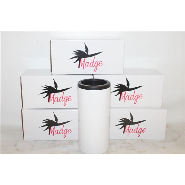 (6) NEW MADGE SKINNY CAN COOLERS