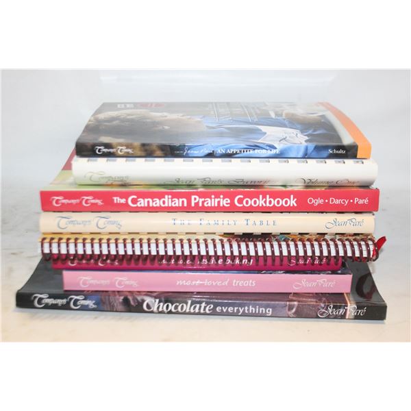 "COMPANY'S COMING" COOKBOOKS- BOX LOT