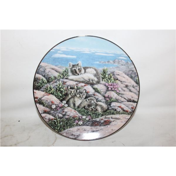 FOX AND CUBS WITH CERTIFICATE