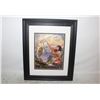 Image 1 : INDIGENOUS THEMED FRAMED MATTED AND GLASS