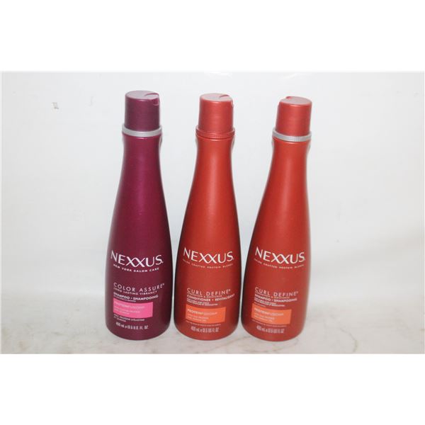 LOT OF 3 NEXUS SHAMPOO CONDIONER