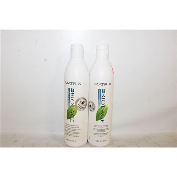 (2) MATRIX BIOLAGE NORMALIZING SHAMPOO 500ML