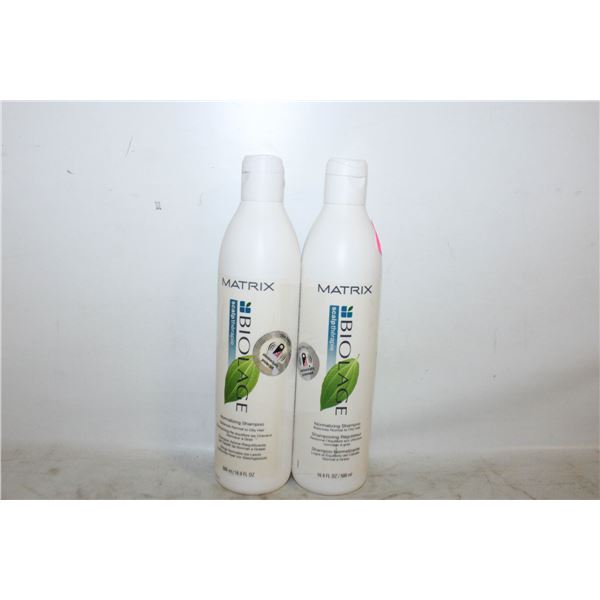 (2) MATRIX BIOLAGE NORMALIZING SHAMPOO 500ML