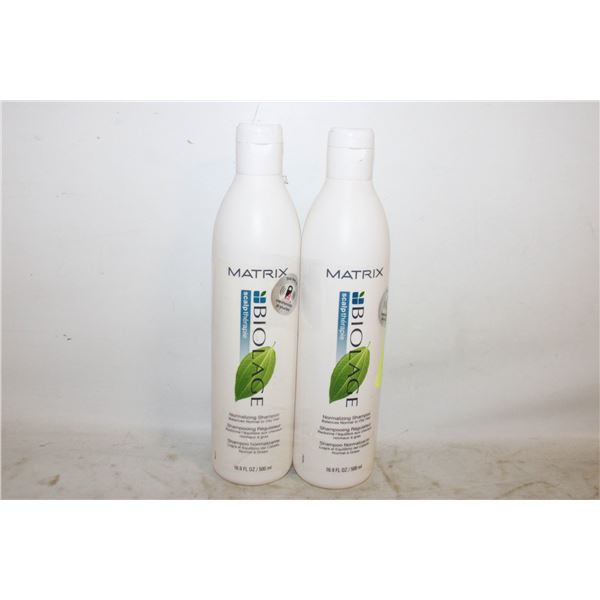 (2) MATRIX BIOLAGE NORMALIZING SHAMPOO 500ML