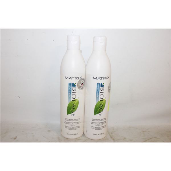(2) MATRIX BIOLAGE NORMALIZING SHAMPOO 500ML