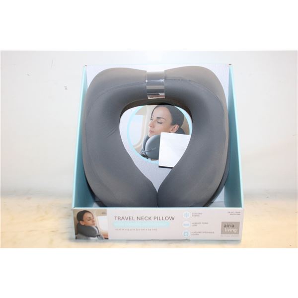 NEW TRAVEL NECK PILLOW W/ COOLING TECHNOLOGY