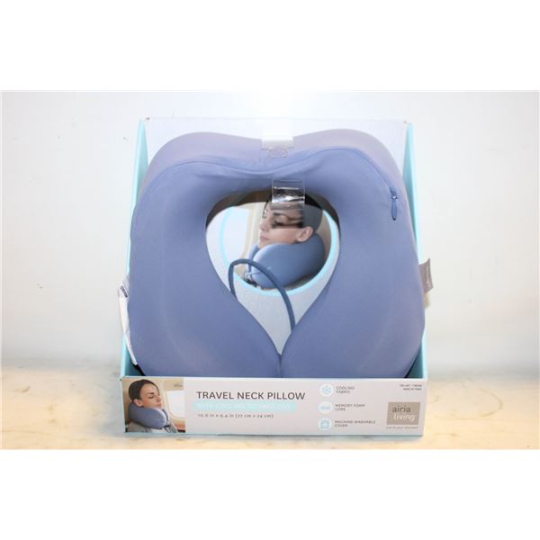 NEW TRAVEL NECK PILLOW W/ COOLING TECHNOLOGY