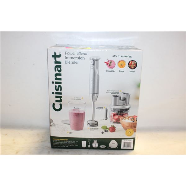 NEW CUISINART POWER BLEND IMMERSION BLENDER