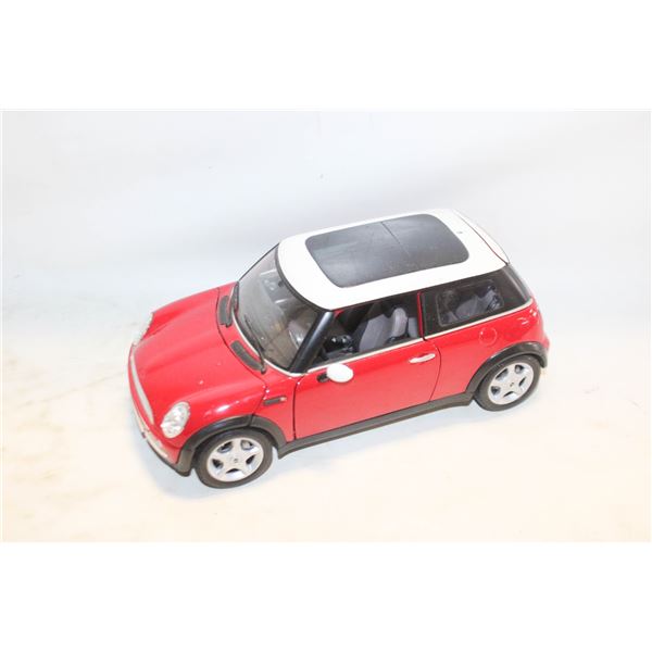 RED MAISTO MINI COOPER SCALE