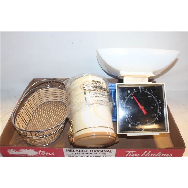 LOT OF PRINCESS SCALE, NEW TIM HORTON'S COFFEE