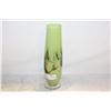 Image 1 : VINTAGE LIME GLASS VASE