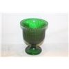 Image 1 : VINTAGE E.O BRODY EMERALD GREEN RIBBED GLASS