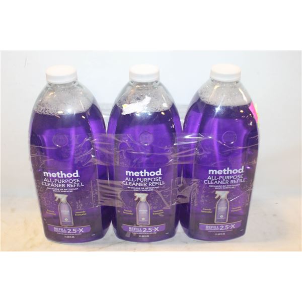 NEW 3 BOTTLES METHOD LAVENDER ALL
