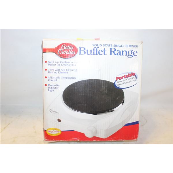 BETTY CROCKER SINGLE BURNER BUFFET RANGE BURNER