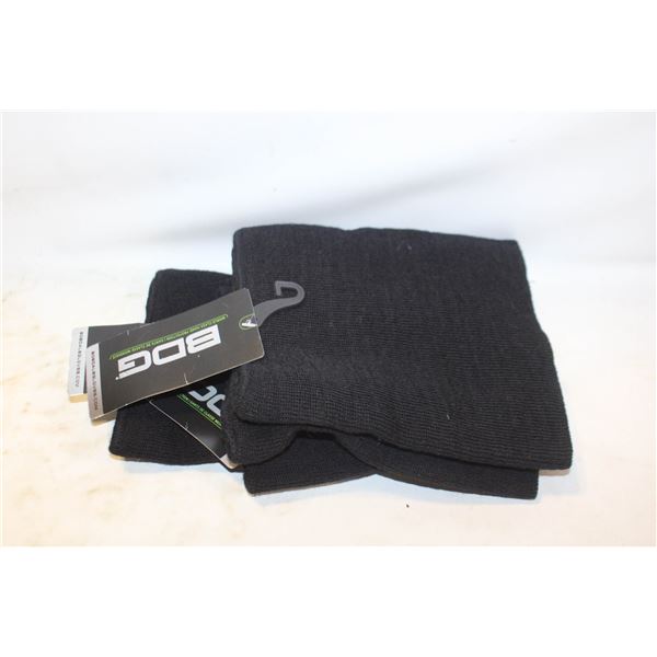 NEW 4PK WOOL NECK WARMERS BLACK