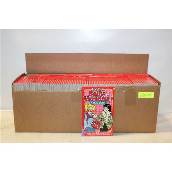 LOT OF 105 BETTY OR VERONICA QUIZ BOOKS FROM