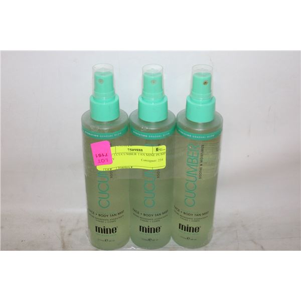 NEW 3 CUCUMBER TAN MINE PUMP BODY