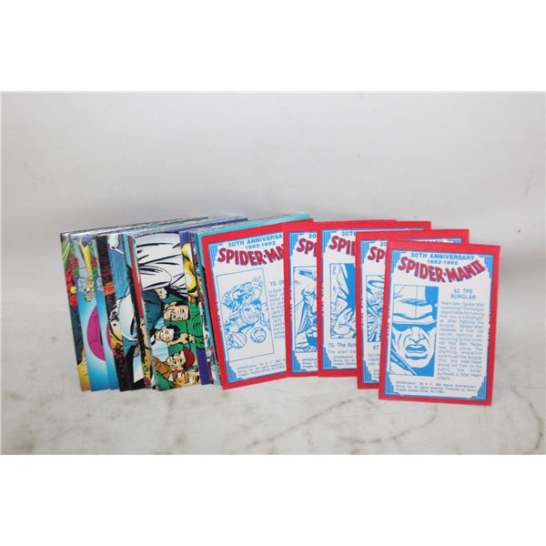 LOT OF 31 SPIDER MAN CARDS