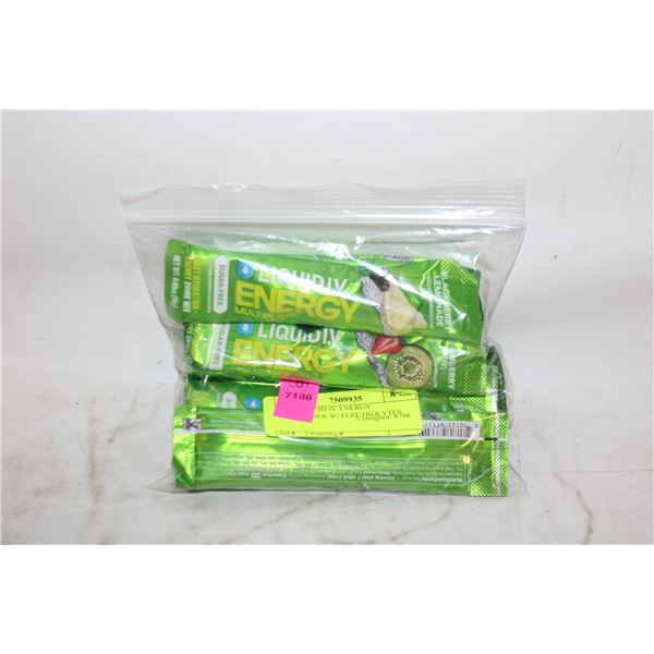 NEW LIQUID IV ENERGY MULTIPLIER W/ ELECTROLYTES