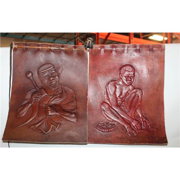 VINTAGE LEATHER WALL HANGING