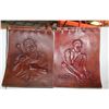 Image 1 : VINTAGE LEATHER WALL HANGING