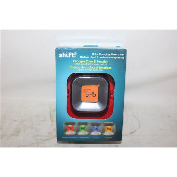 COLOR CHANGING ALARM CLOCK