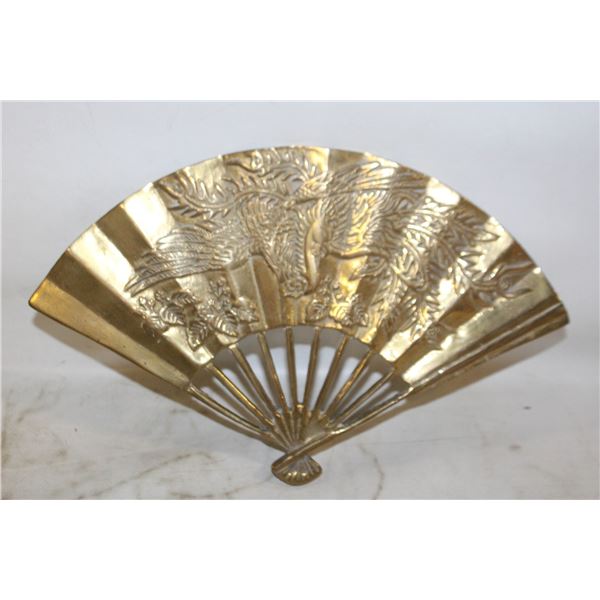 VINTAGE BRASS FAN PHOENIX