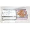 Image 1 : VINTAGE GLASS TRINKET/JEWELLERY BOXES