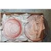 Image 1 : ANTIQUE PINK DEPRESSION GLASS ASSORTED LOT
