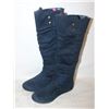 Image 1 : NEW LADIES SIZE 11 NAVY BLUE FAUX SUEDE