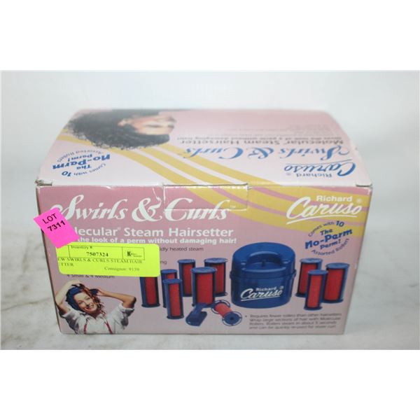 NEW SWIRLS & CURLS STEAM HAIR SETTER