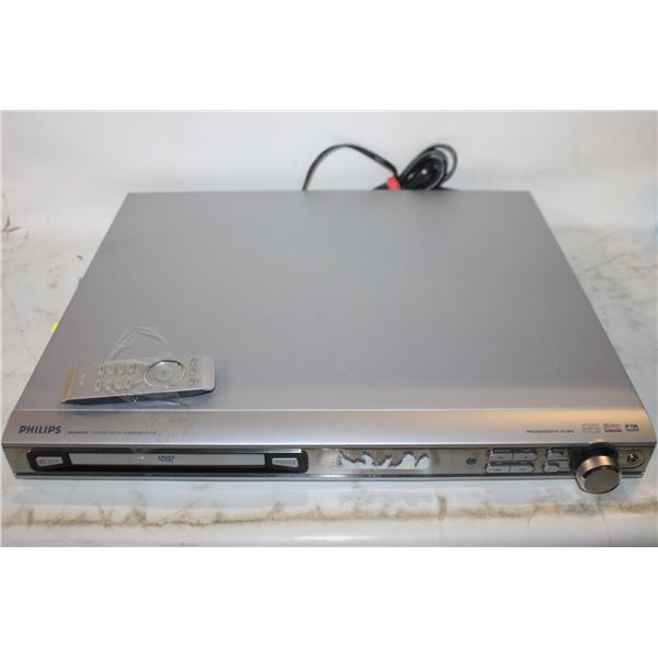 PHILLIPS DVD PLAYER/RECEIVER WITH REMOTE