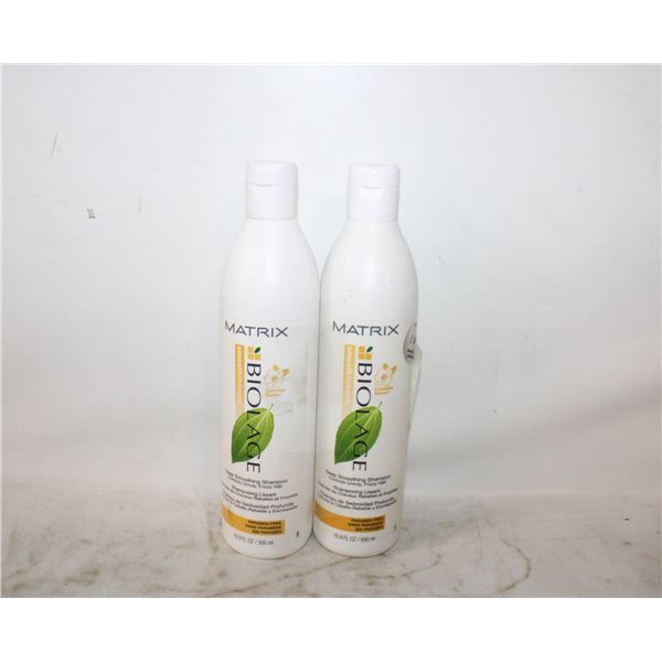 2 MATRIX BIOLAGE SMOOTHING SHAMPOO 500 ML BOTTLES