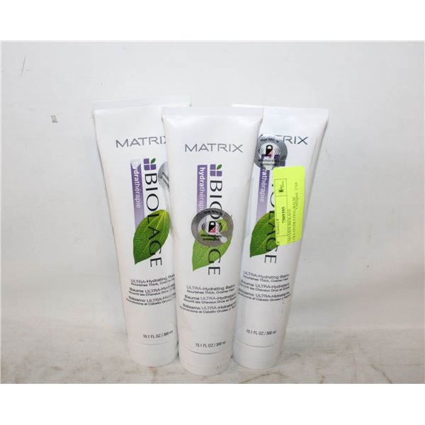 (3) MATRIX BIOLAGE ULTRA-HYDRATING BALM CONDITIONE