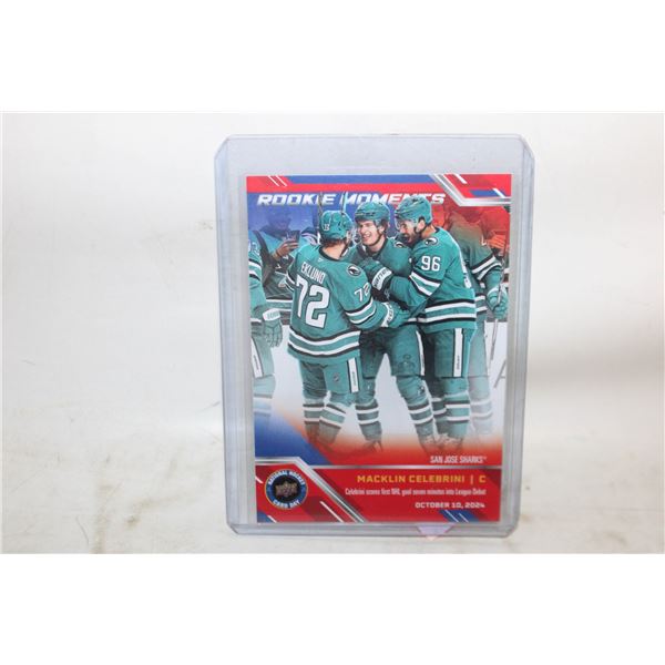 MACKLIN CELEBRINI ROOKIE CARD 2025 SAN