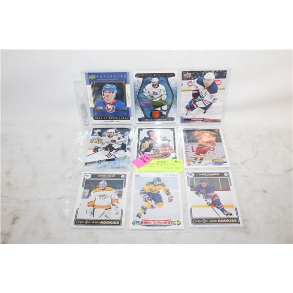 9 VARIOUS UPPER DECK AND O-PEE-CHEE