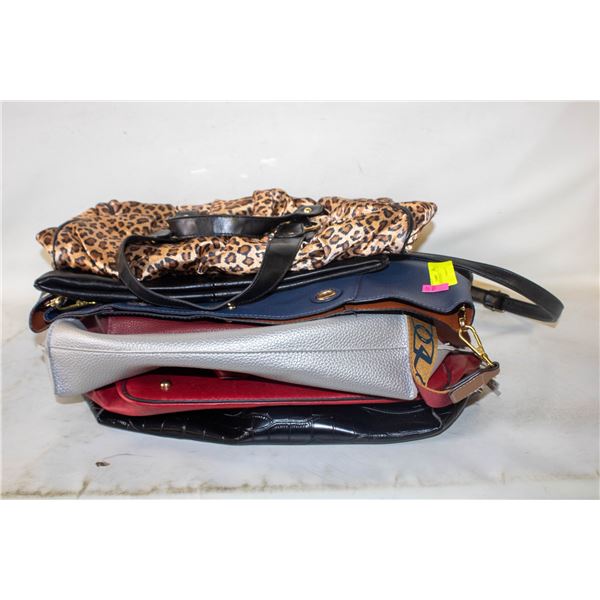 LOT 5 PURSES/HANDBAGS
