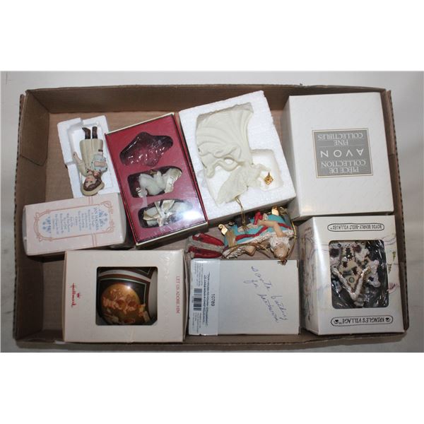 COLLECTIBLE XMAS DÉCOR- BOX LOT ASSORTED
