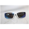 Image 1 : NO FEAR WHITE SUNGLASSES WITH BLUE LENSES