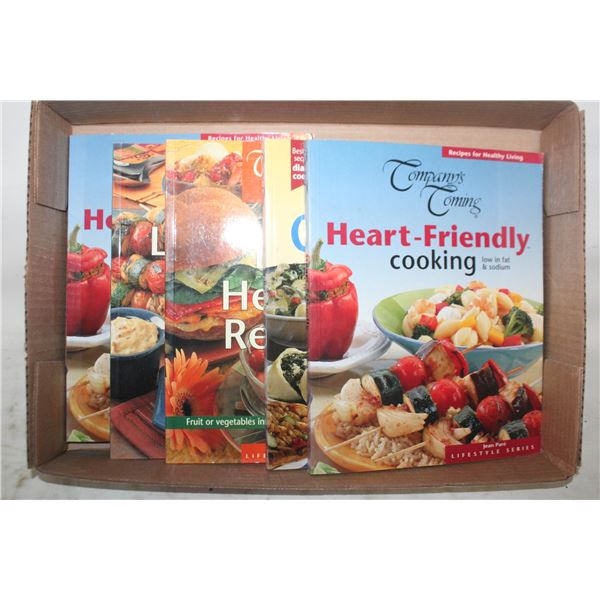 "COMPANY'S COMING" COOKBOOKS- BOX LOT