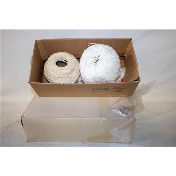 CROCHET+BEDPSREAD COTTON ROLLS 2 BOXES