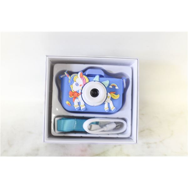 NEW KIDS DIGITAL CAMERA, BLUE UNICORN, 16MP,