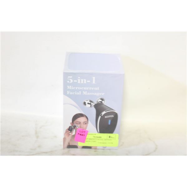 MICROCURRENT FACIAL DEVICE, 5-IN-1 SKIN CARE