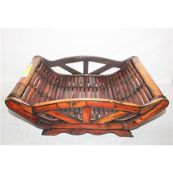 DECORATIVE BAMBOO RATTAN BASKTE