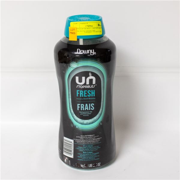 BOTTLE OF DOWNY UNSTOPPABLES FRESH SCENT BOOSTERS
