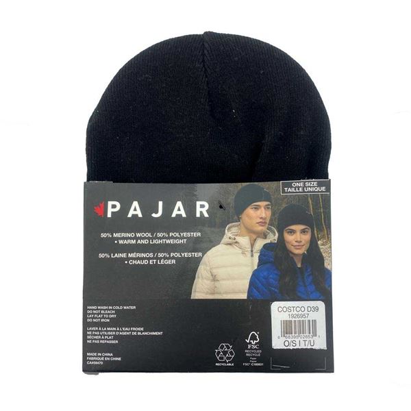 BRAND NEW PAJAR ONE SIZE UNISEX WOOL BEANIE