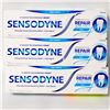 Image 1 : NEW 3 PACK OF 75ML BOTTLES OF SENSODYNE TOOTHPASTE
